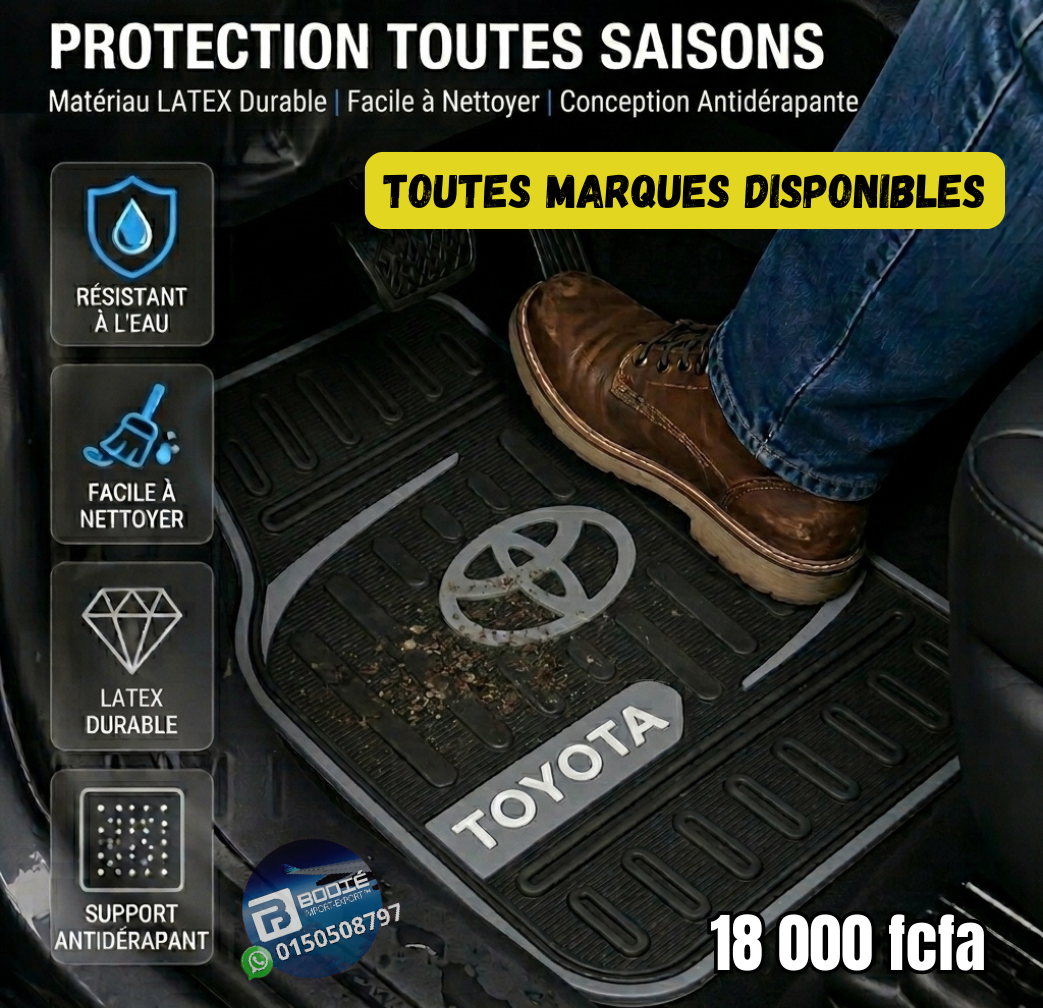 Tapis de sol en gomme de toutes marques