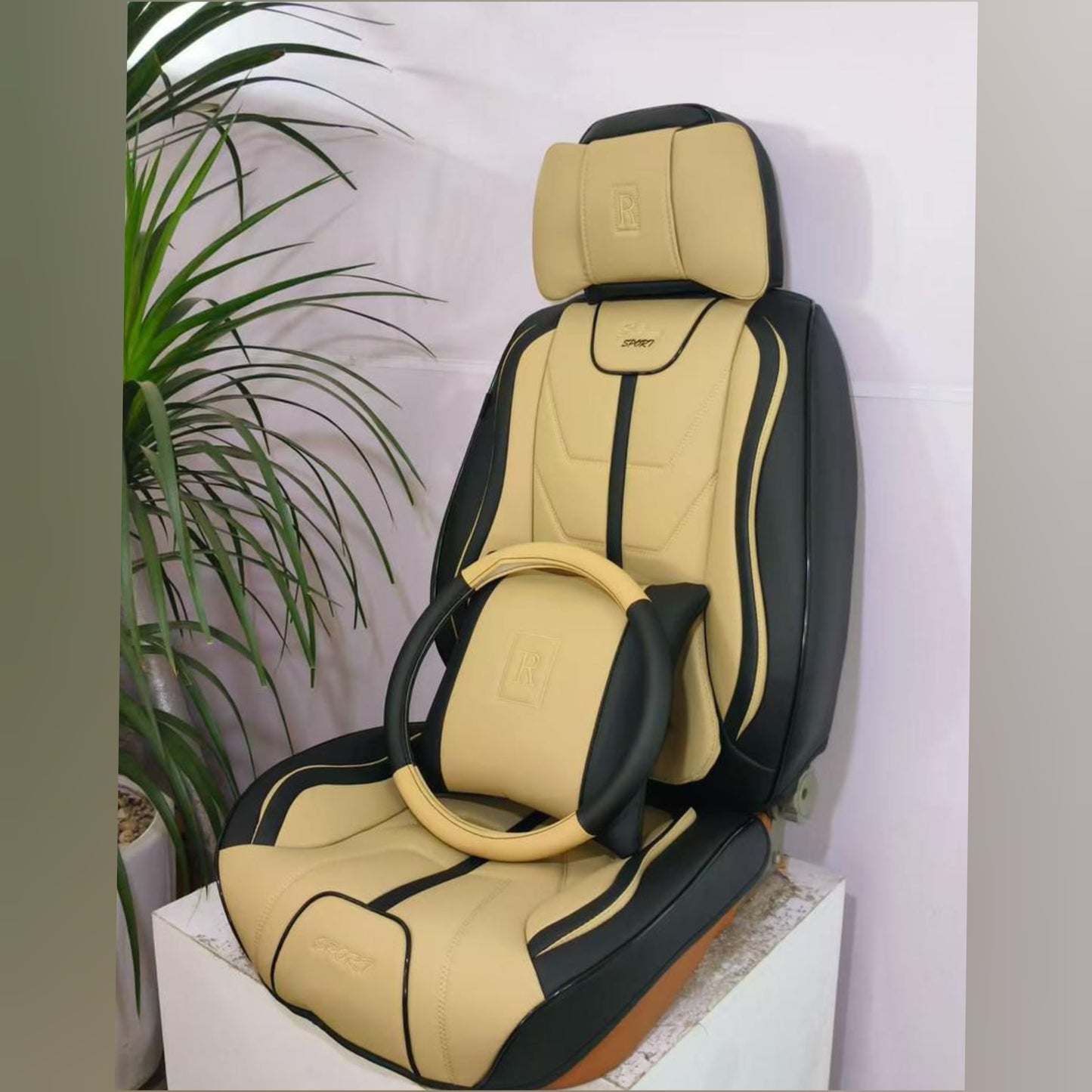 Ensemble complet 5 places d'housses de siège -R Sport- vip Original + Installation professionnelle