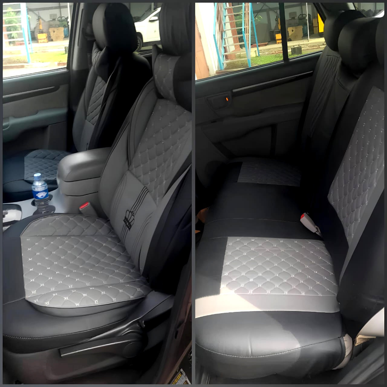 ENSEMBLE COMPLET 5 SIÈGES D'HOUSSE ROYALE EN SIMILICUIR