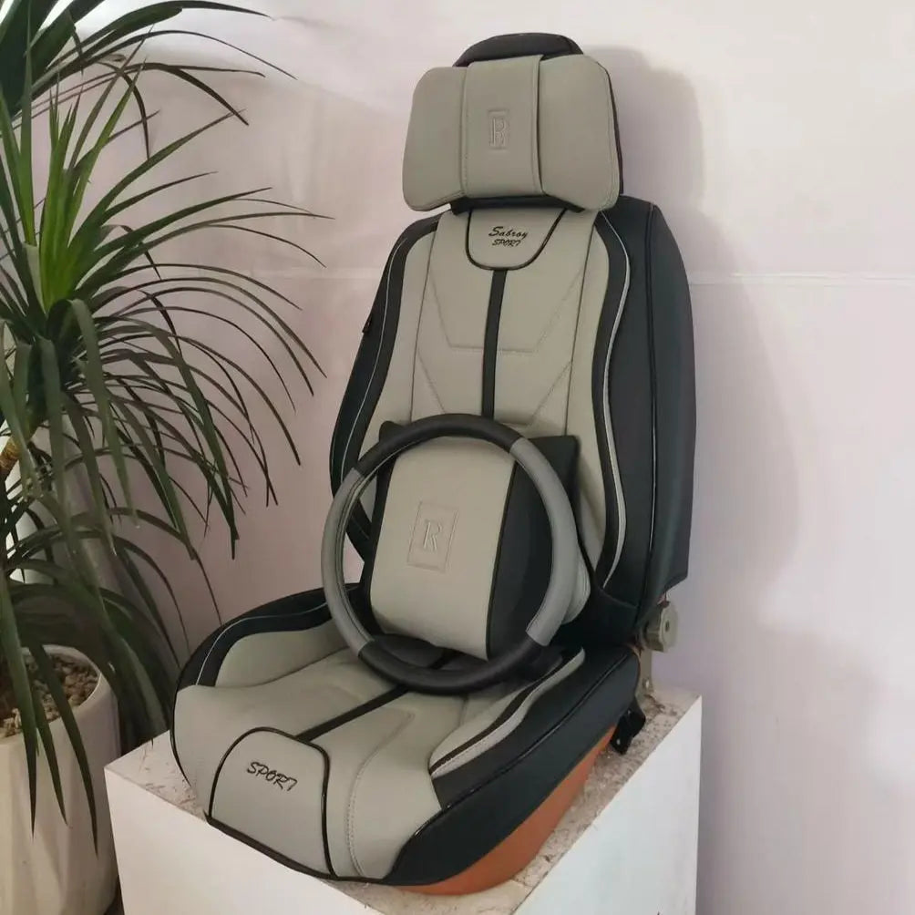 Ensemble complet 5 places d'housses de siège -R Sport- vip Original + Installation professionnelle BODIÉ Import-Export