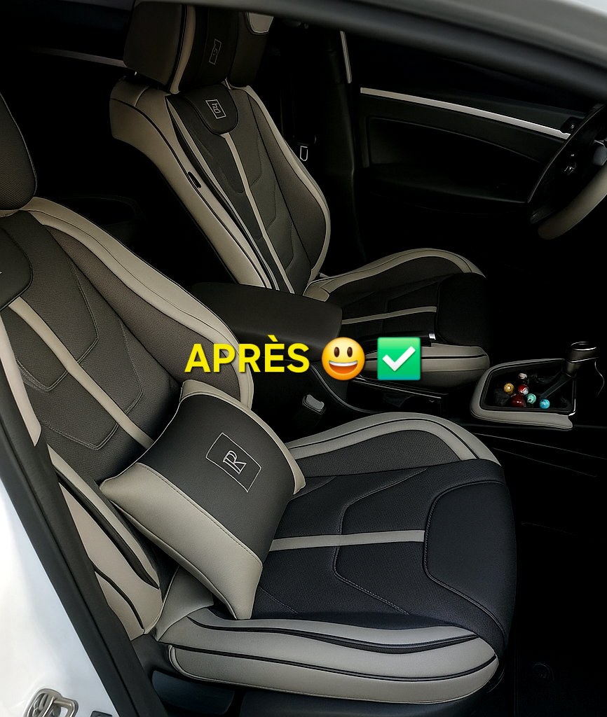 Ensemble complet 5 places d'housses de siège -R Sport- vip Original + Installation professionnelle