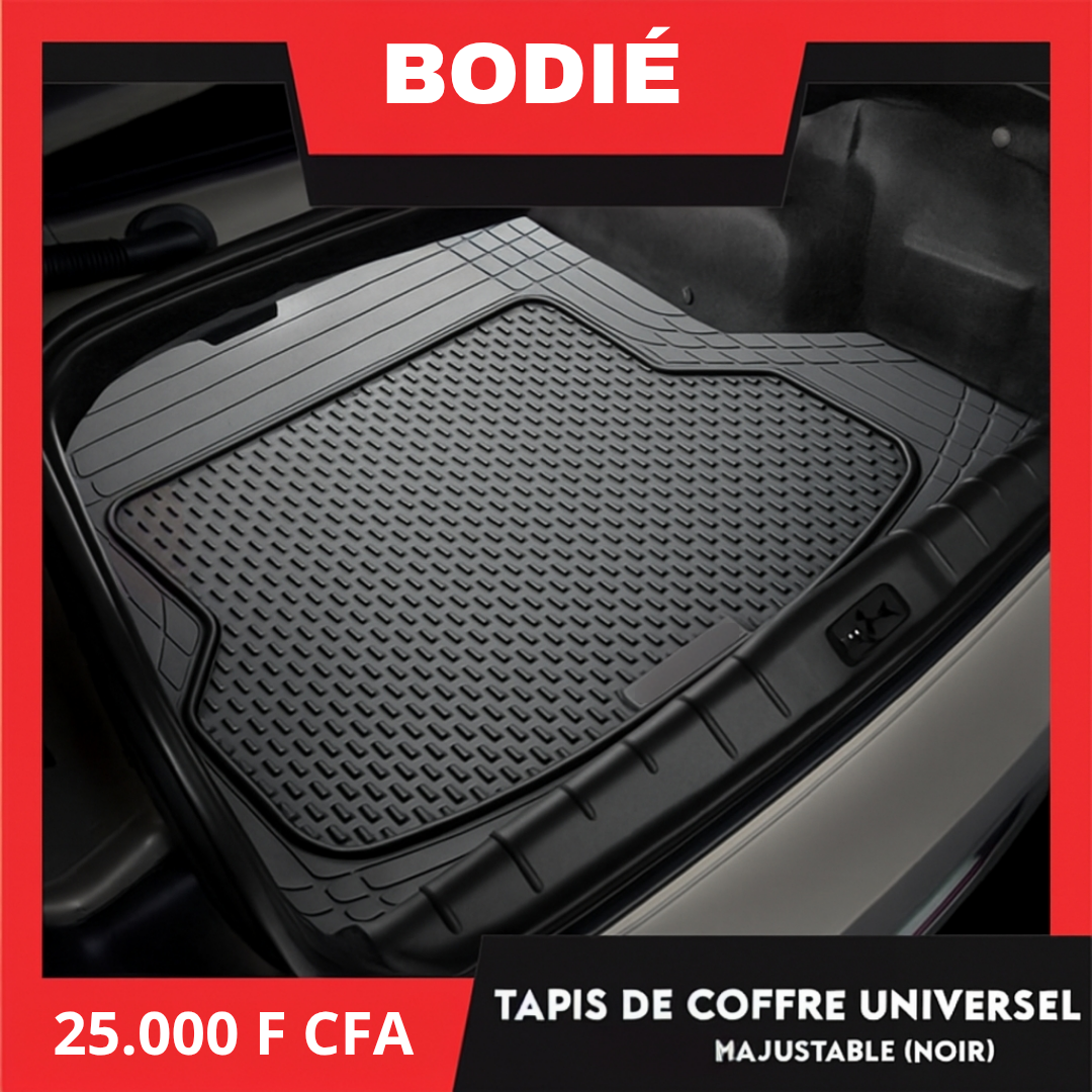 Tapis de coffre universel ajustable