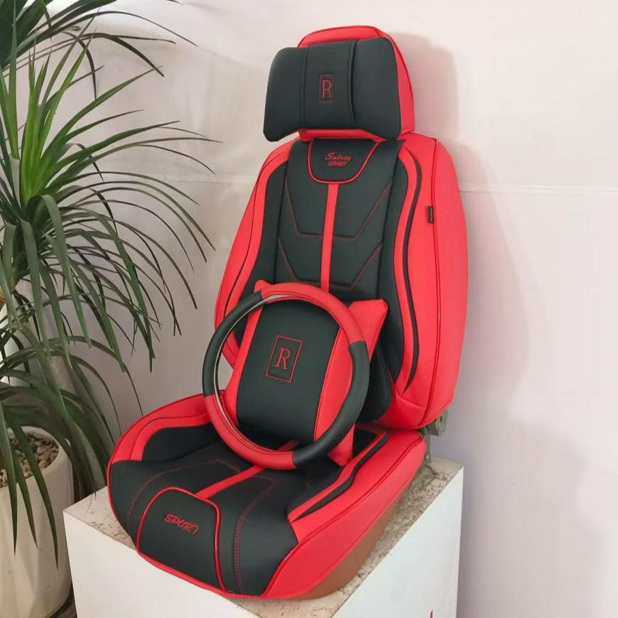 Ensemble complet 5 places d'housses de siège -R Sport- vip Original + Installation professionnelle