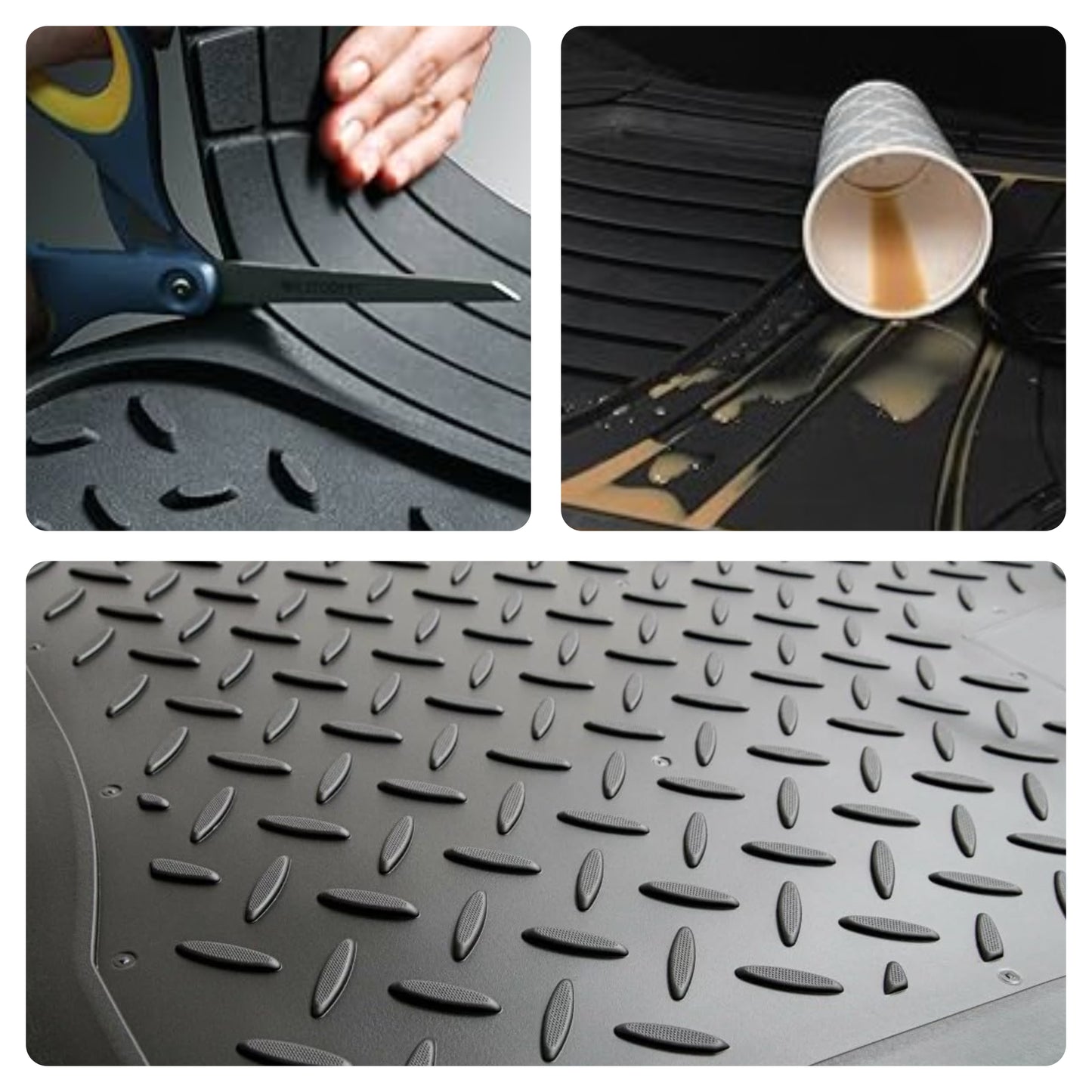 Tapis de coffre universel ajustable