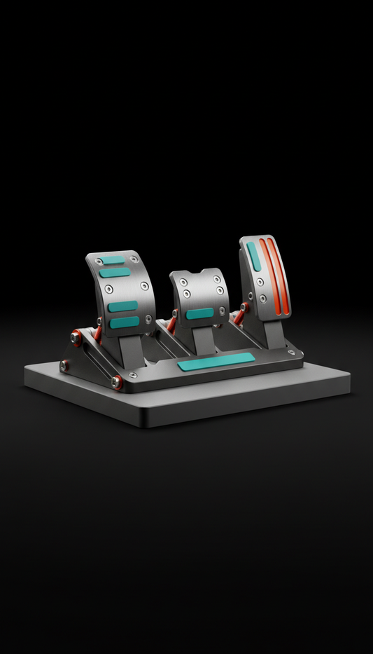 Ensemble pédales racing aluminium