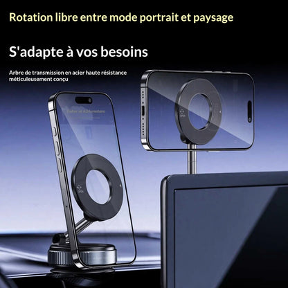 Support Téléphone Magnétique Voiture K007 – Fixation 360°