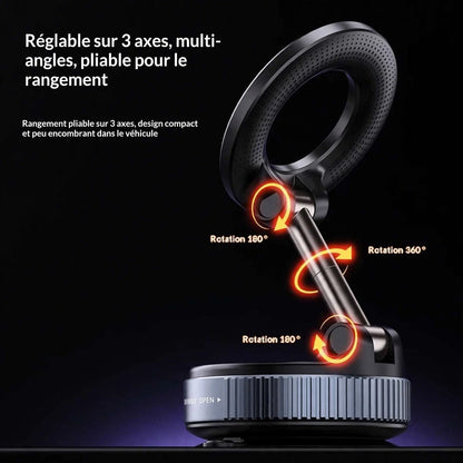 Support Téléphone Magnétique Voiture K007 – Fixation 360°