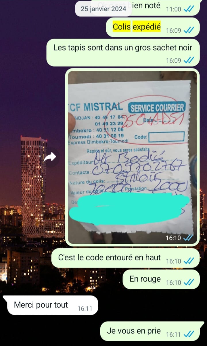 Avis client certifié
