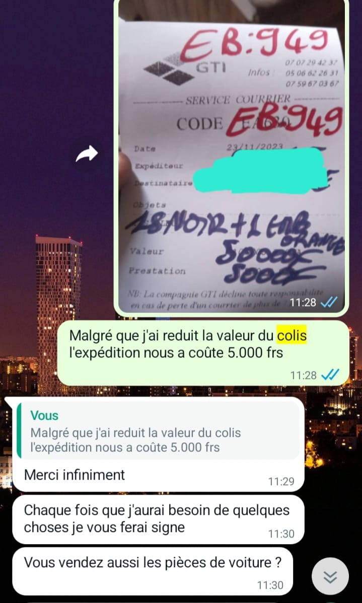 Avis client certifié