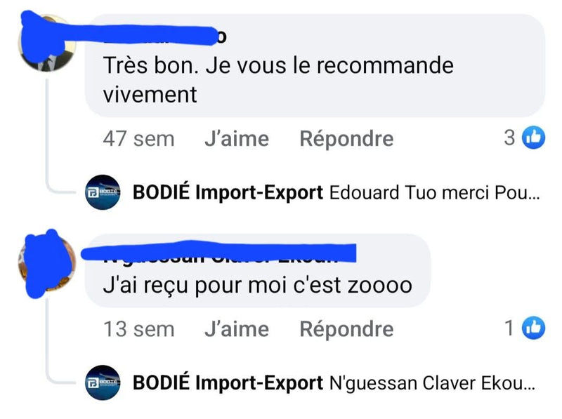 Avis client certifié