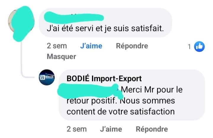 Avis client certifié