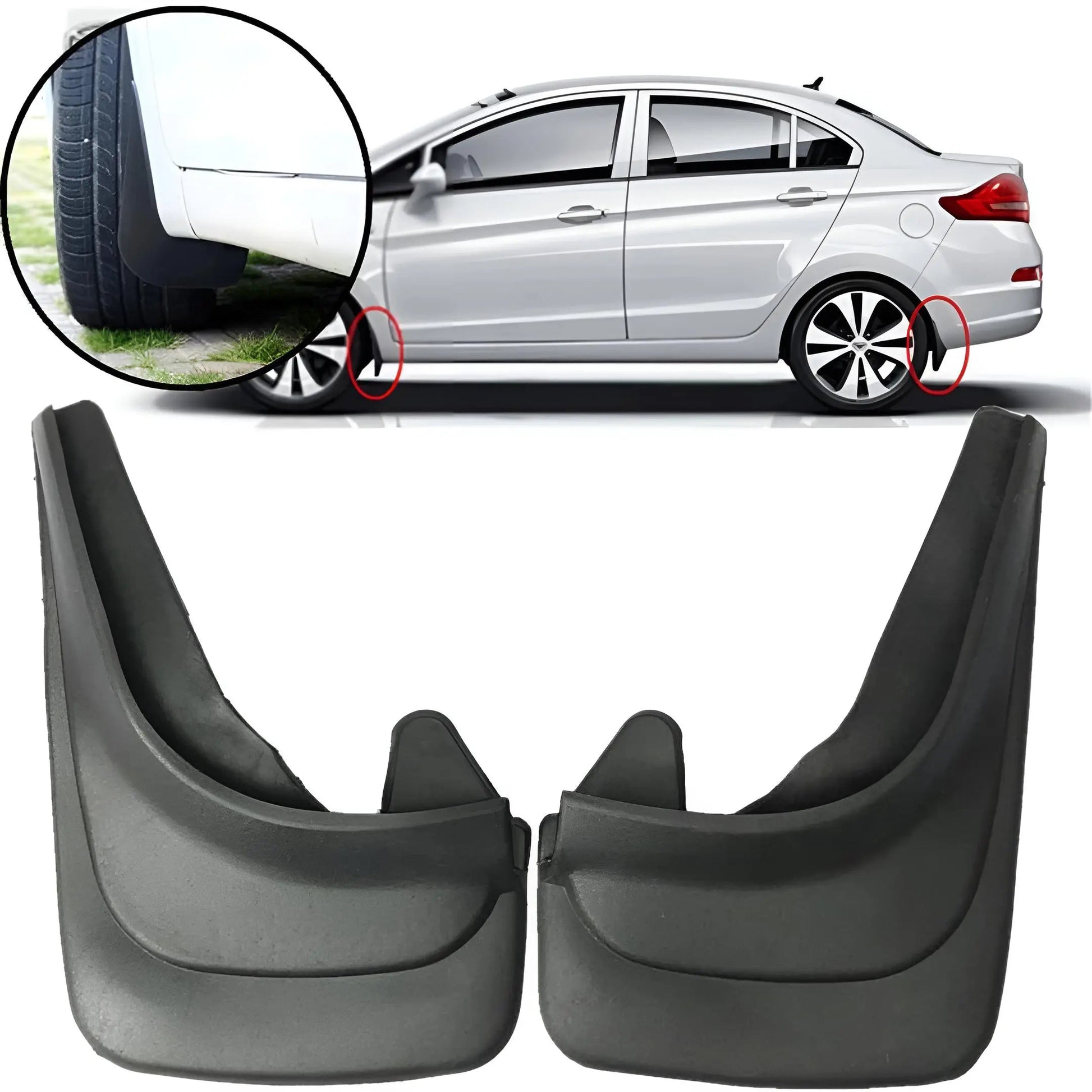 Garde-Boue Universels pour Voiture – Protection Anti-Saleté et Éclaboussures BODIÉ Import-Export