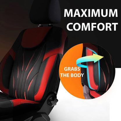 Housses de Siège Auto Premium PARS series – Cuir PVC respirant double couture