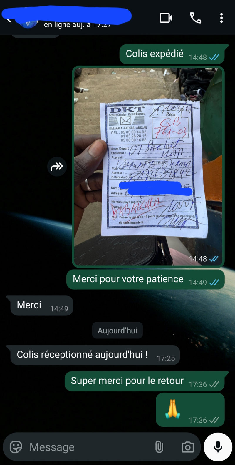 Avis client certifié