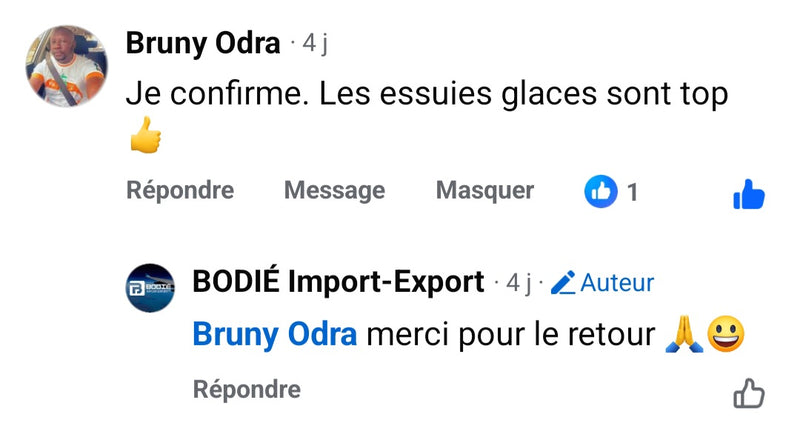Avis client certifié