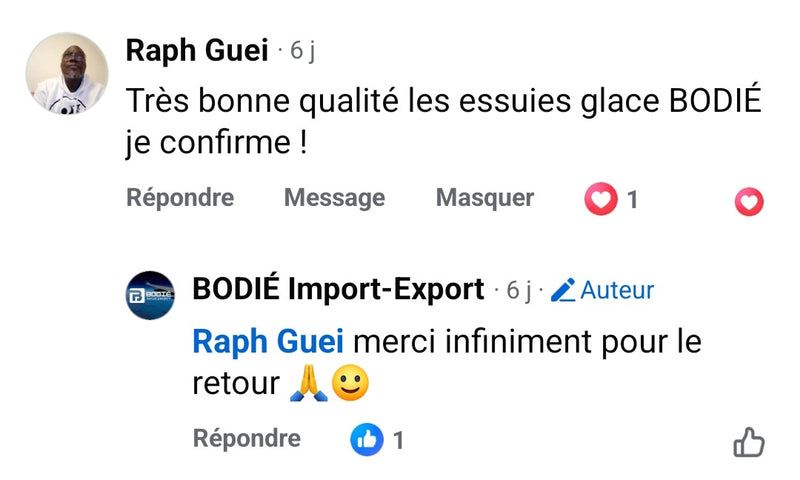Avis client certifié