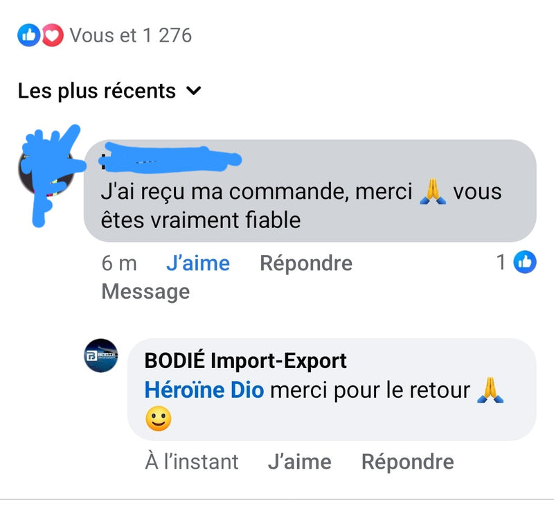 Avis client certifié