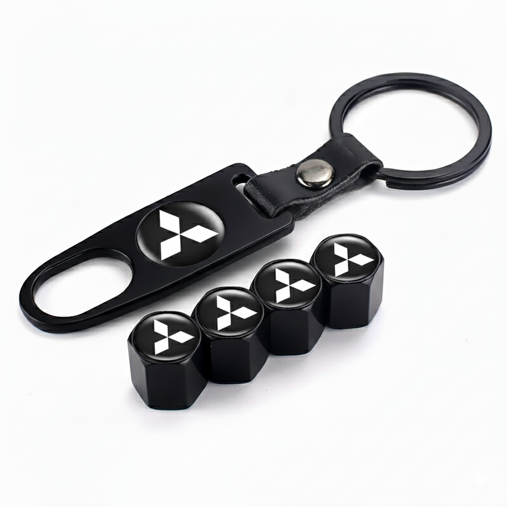 Bouchons de valve sécurisés + Porte clé