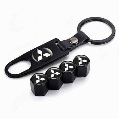 Bouchons de valve sécurisés + Porte clé