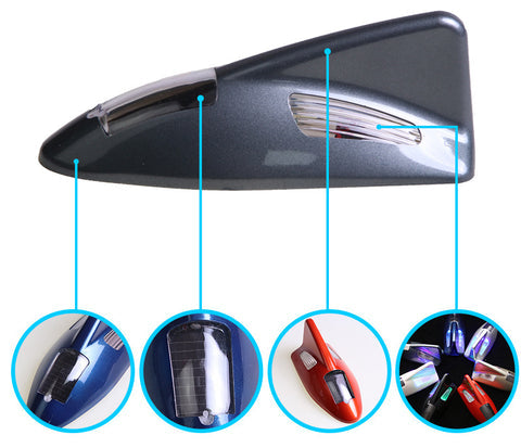 Dos de Requin Lumineux à Énergie Solaire