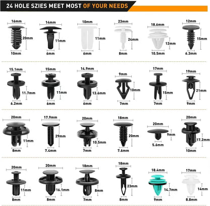 Agrafes universelles pour voiture