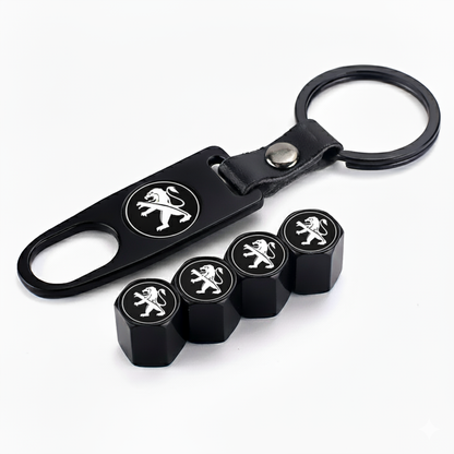 Bouchons de valve sécurisés + Porte clé