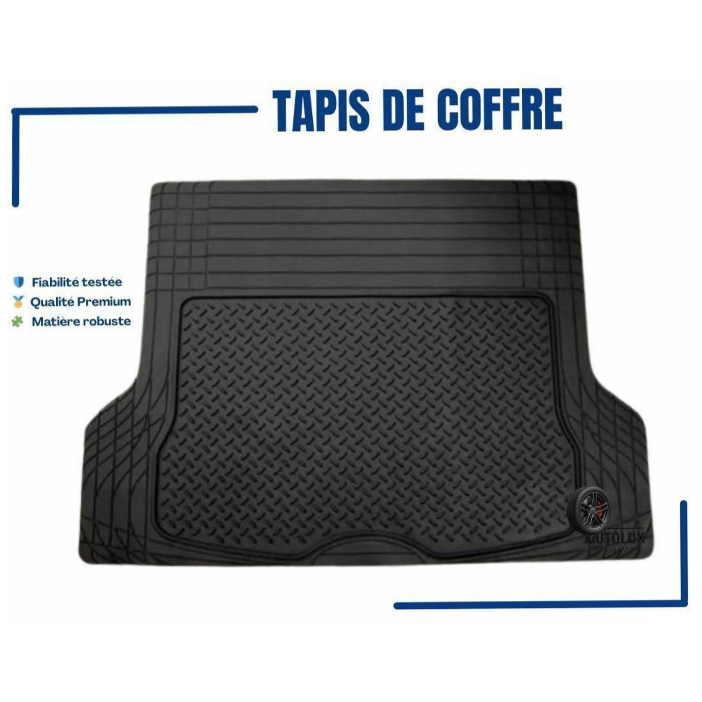 Tapis de coffre universel ajustable