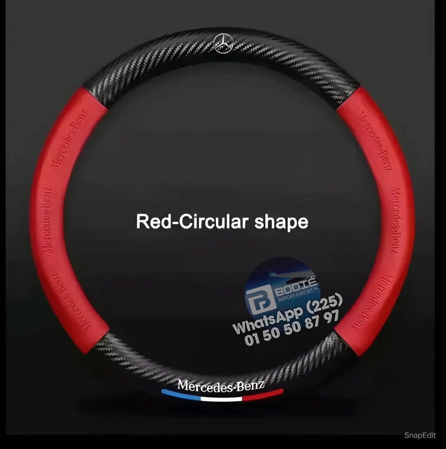 COUVRE VOLANT NOUVELLE GÉNÉRATION FIBRE DE CARBONE BODIÉ Import-Export