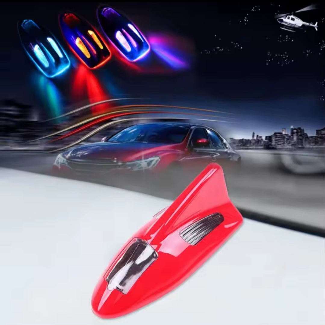 Dos de Requin Lumineux à Énergie Solaire