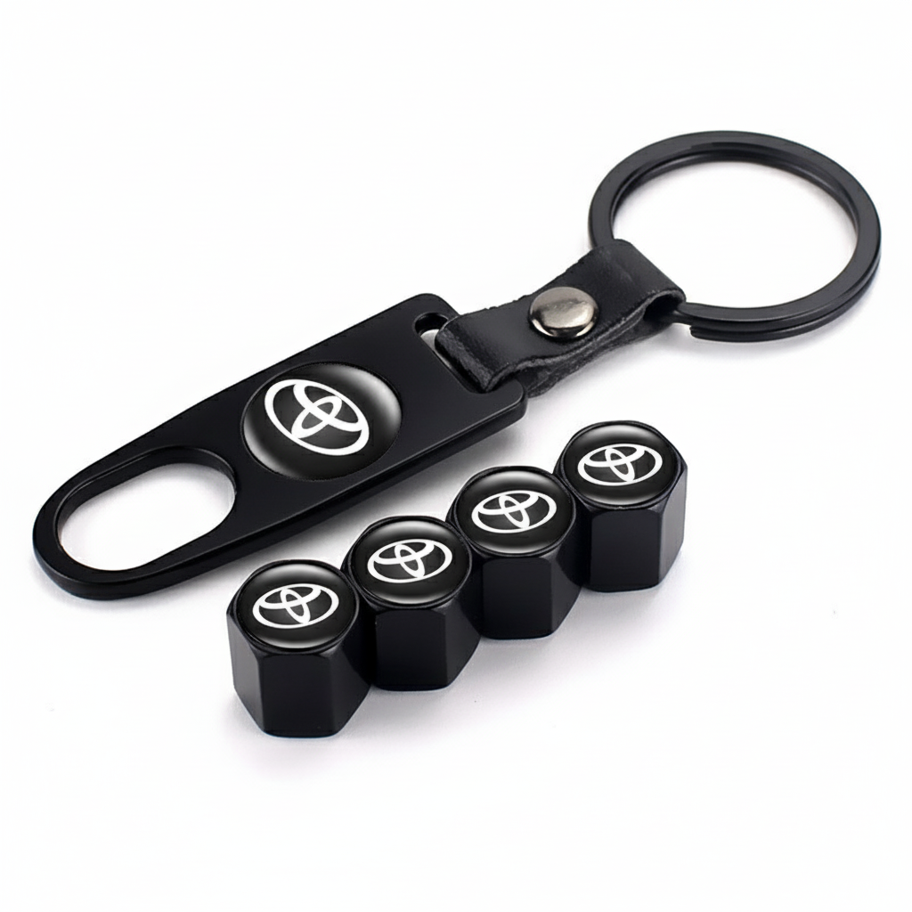 Bouchons de valve sécurisés + Porte clé