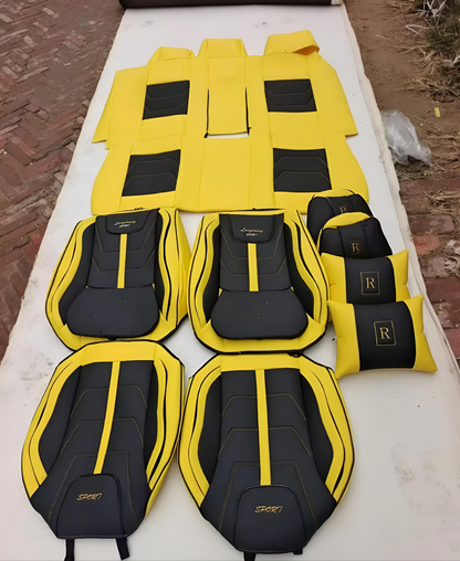 Ensemble complet 5 places d'housses de siège -R Sport- vip Original + Installation professionnelle