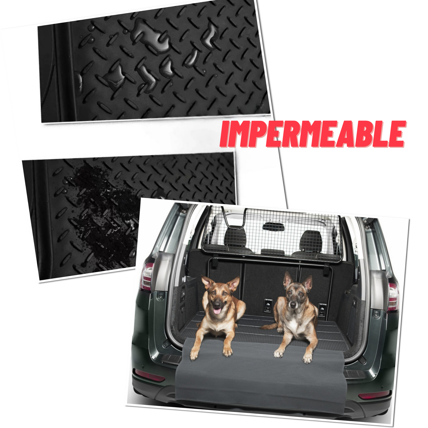 Tapis de coffre universel ajustable