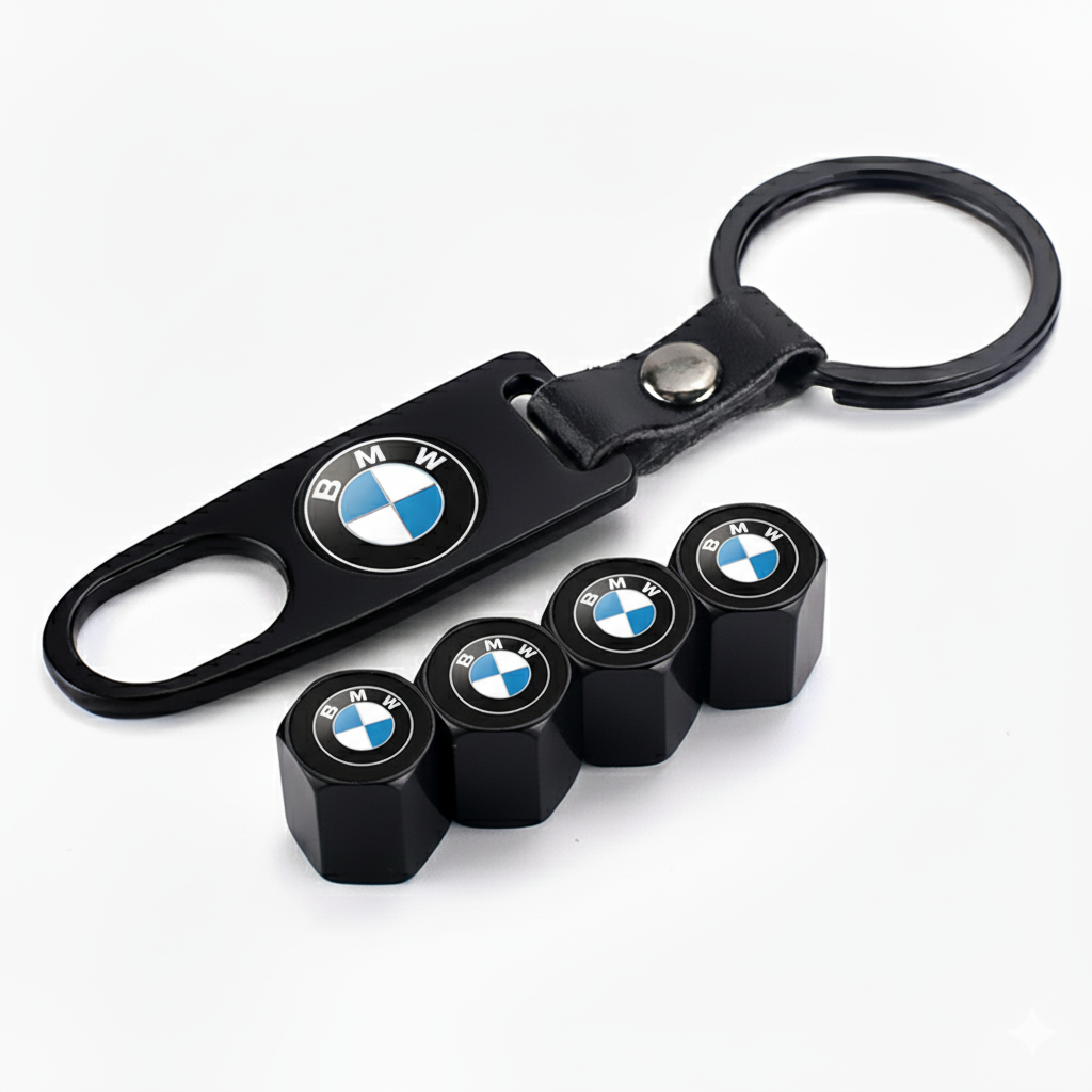 Bouchons de valve sécurisés + Porte clé