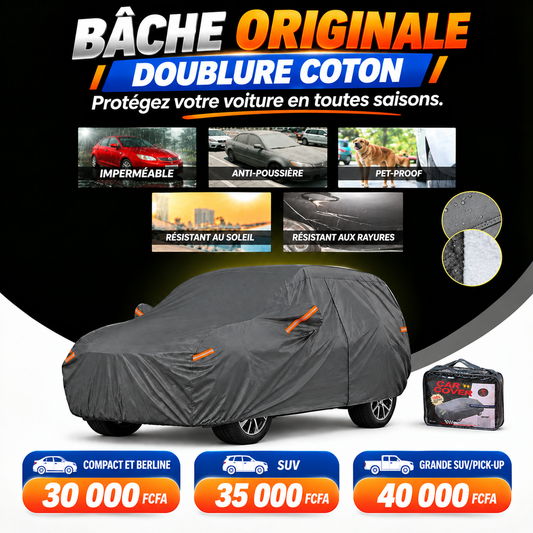 Bâche de Protection Originale - Doublure Coton, anti-UV et imperméable